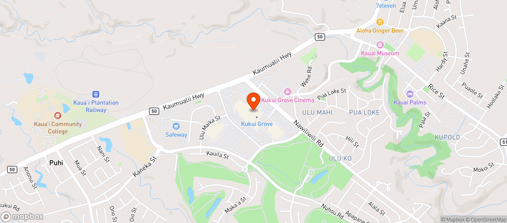 Map showing Times Super Market