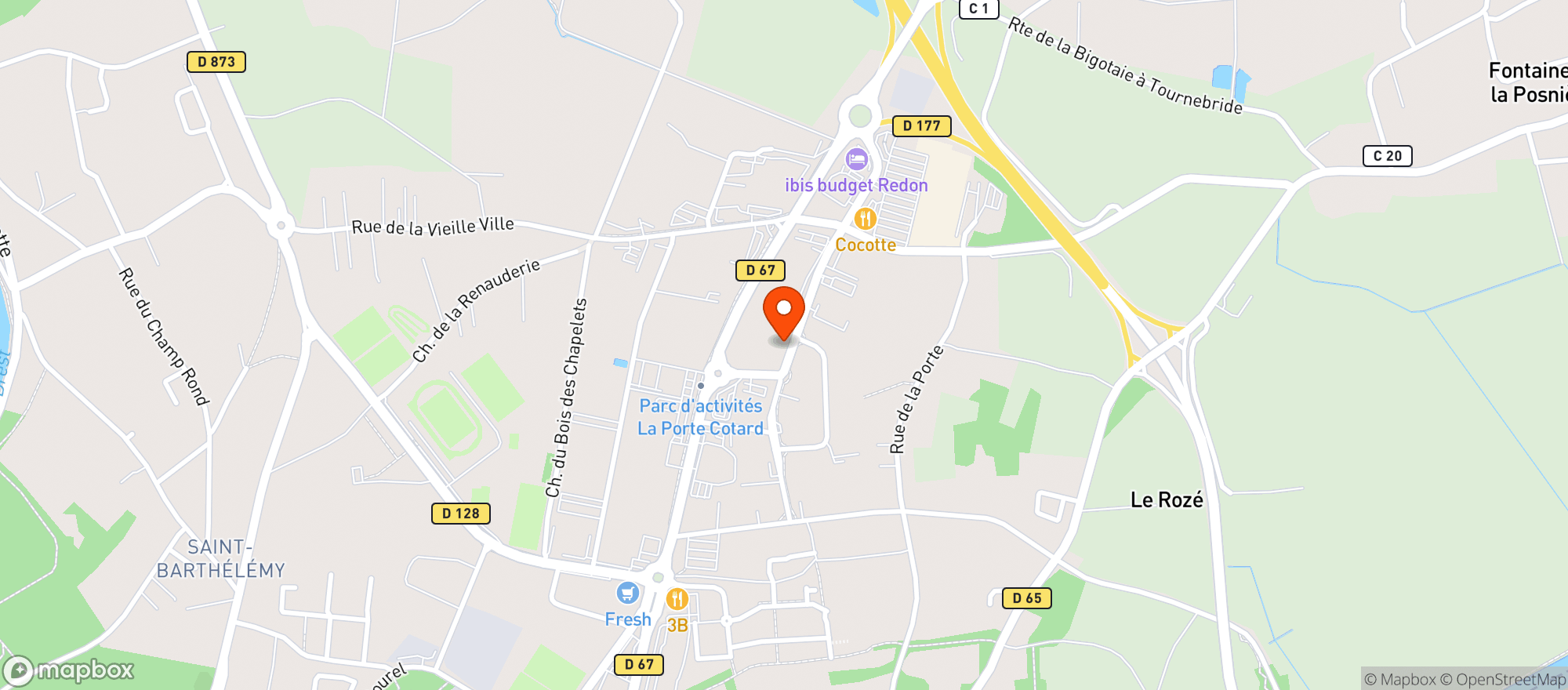 Map showing Sarl Jean Marie Perais