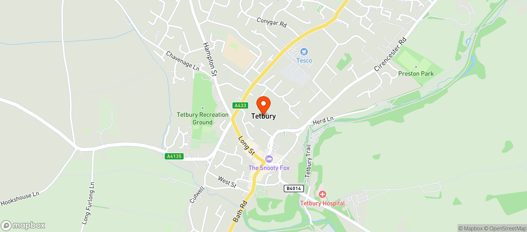 Map showing Jolly Nice