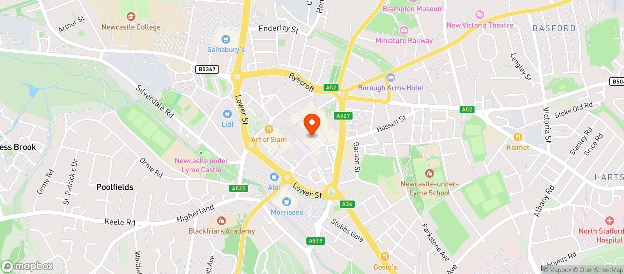 Map showing Mellards Bar