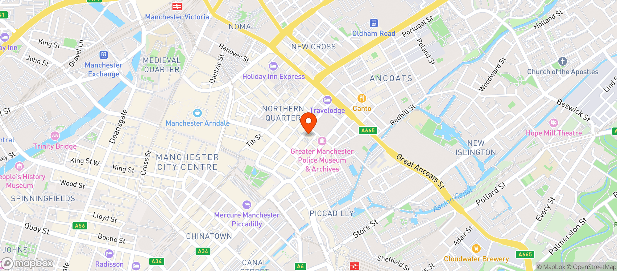 Map showing Public