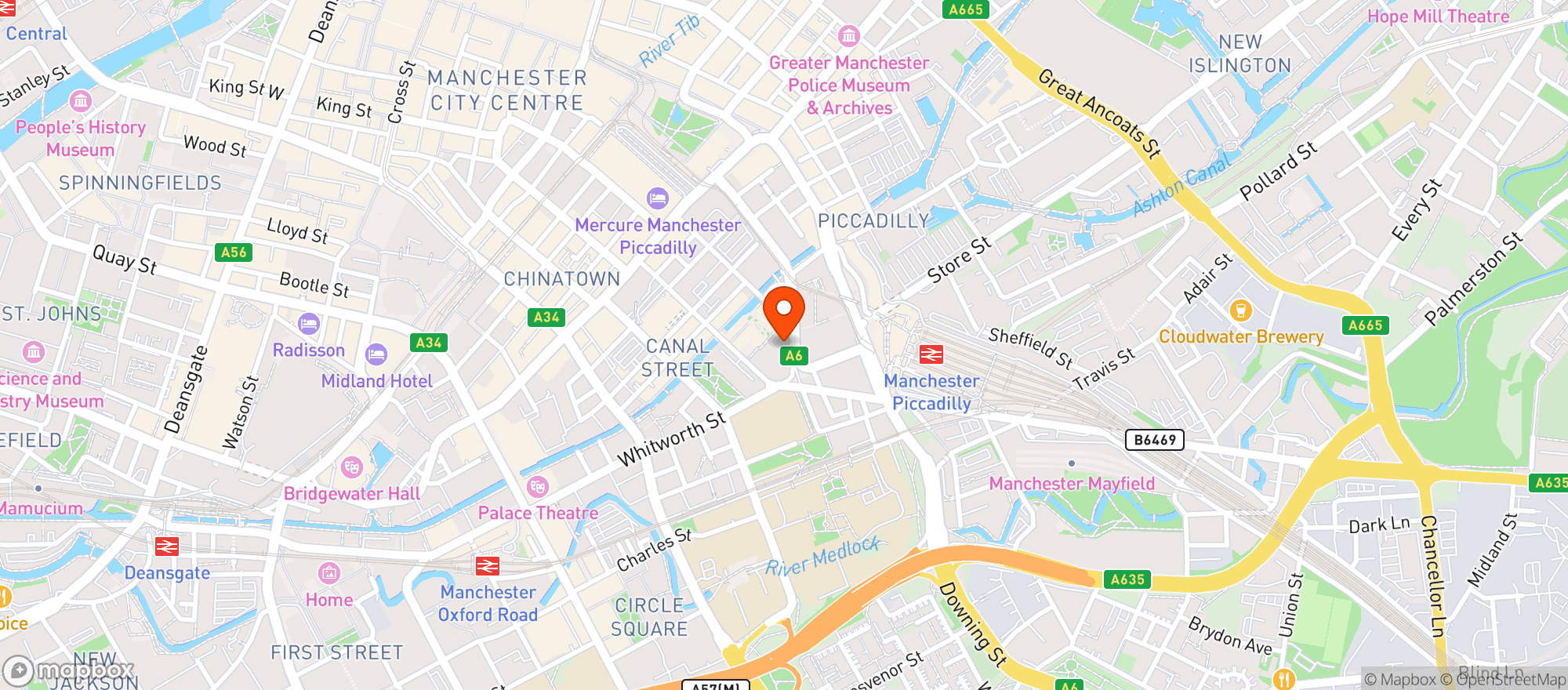 Map showing Love From
