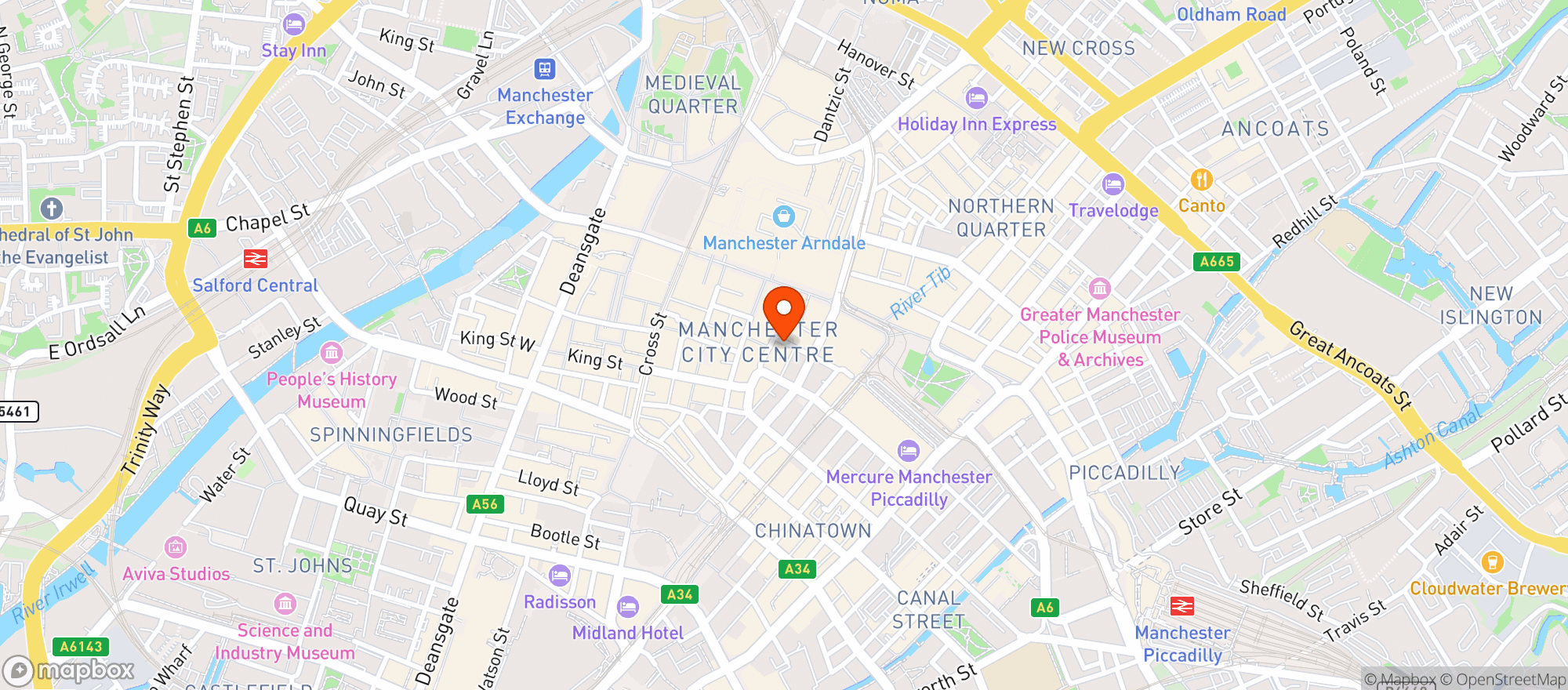 Map showing Posie