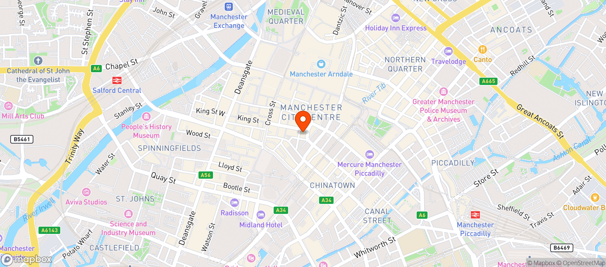 Map showing Lucky Cat By Gordon Ramsay