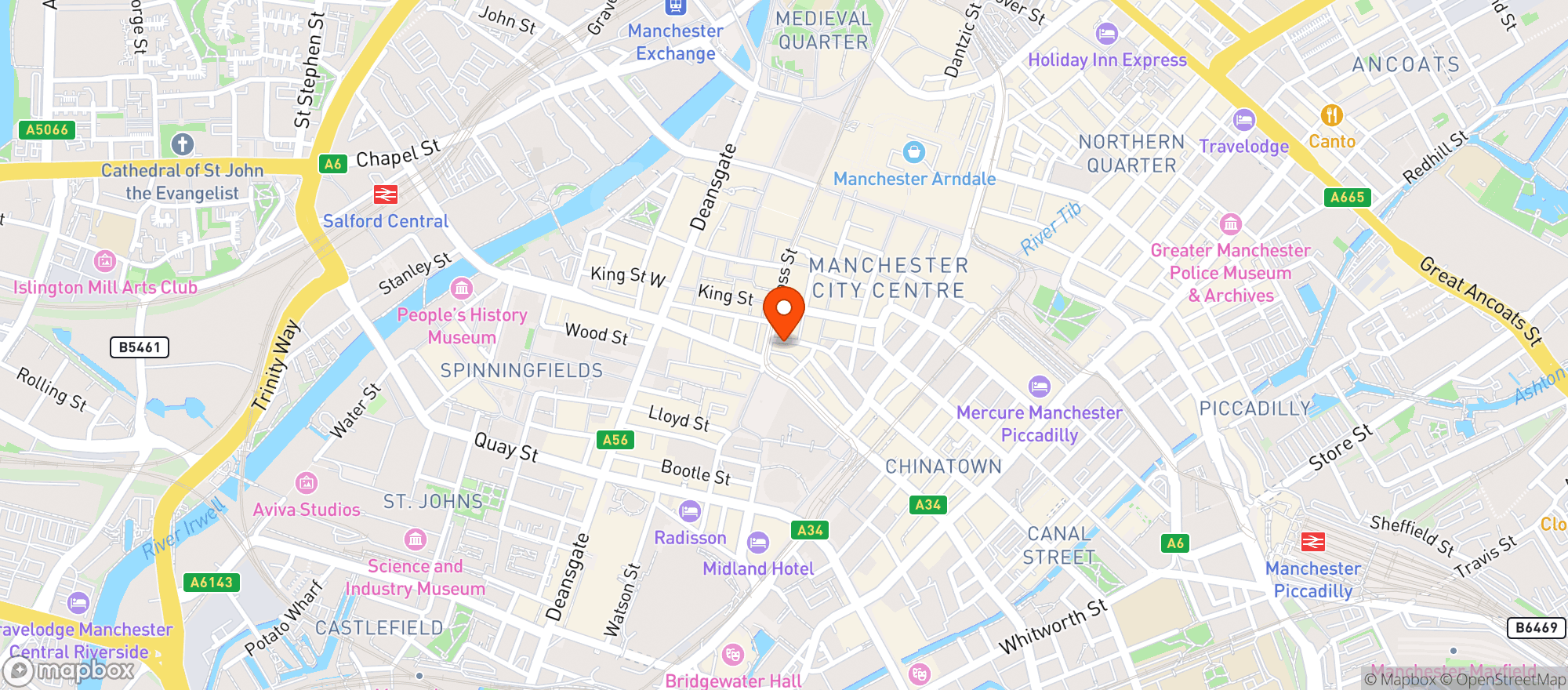 Map showing 10 Tib Lane