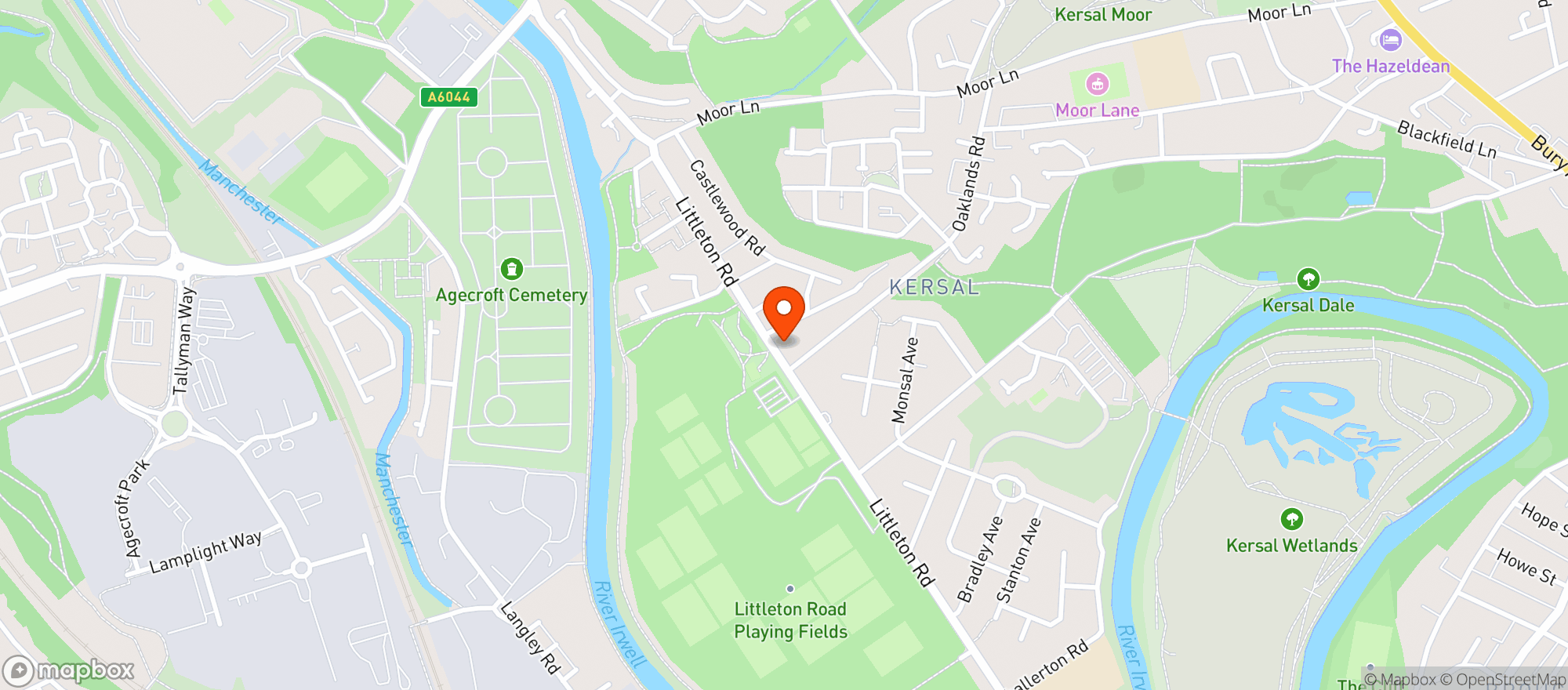 Map showing Bottle King #109