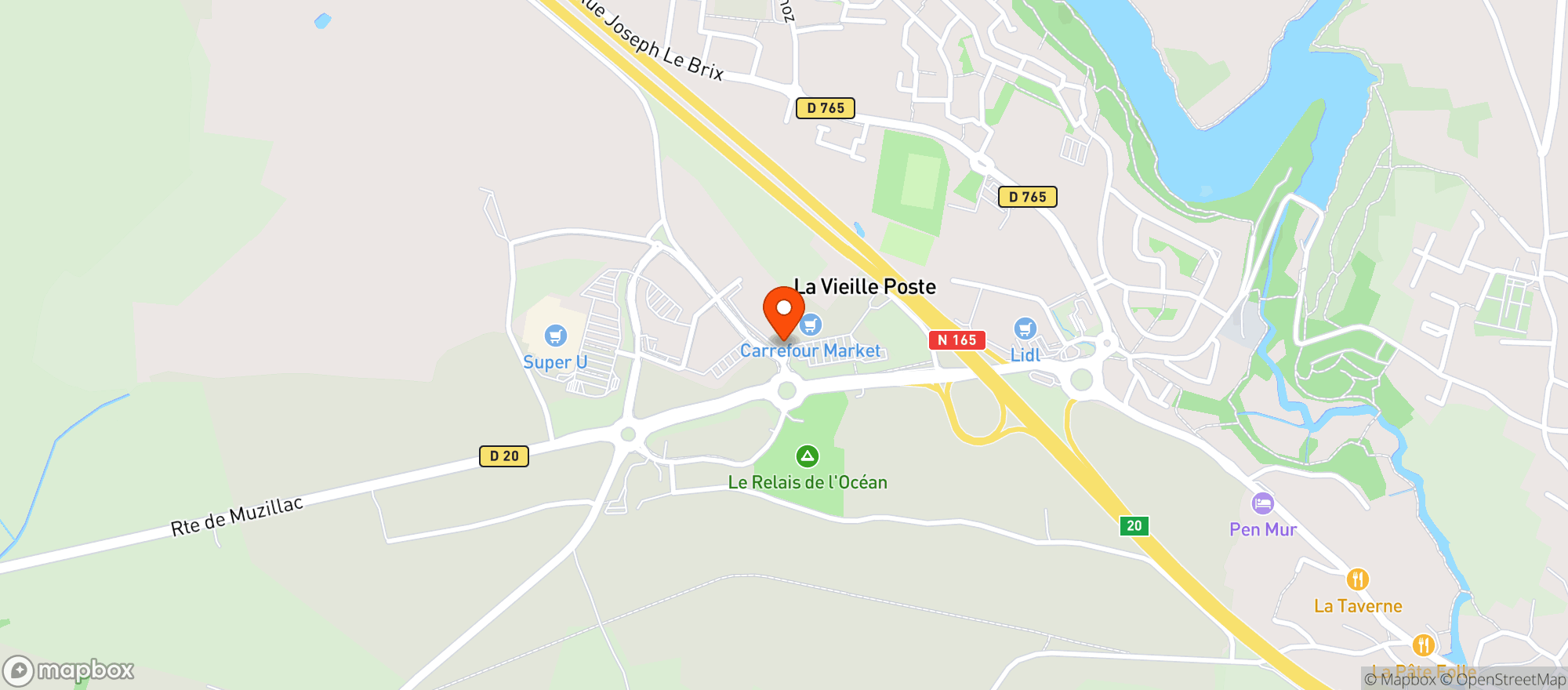 Map showing Pascal Et Maryse Le Bot (Cavavin Ambon)