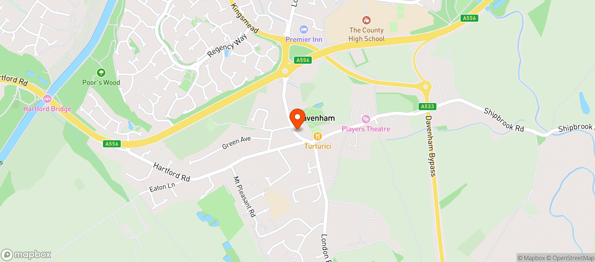Map showing Refill Shed