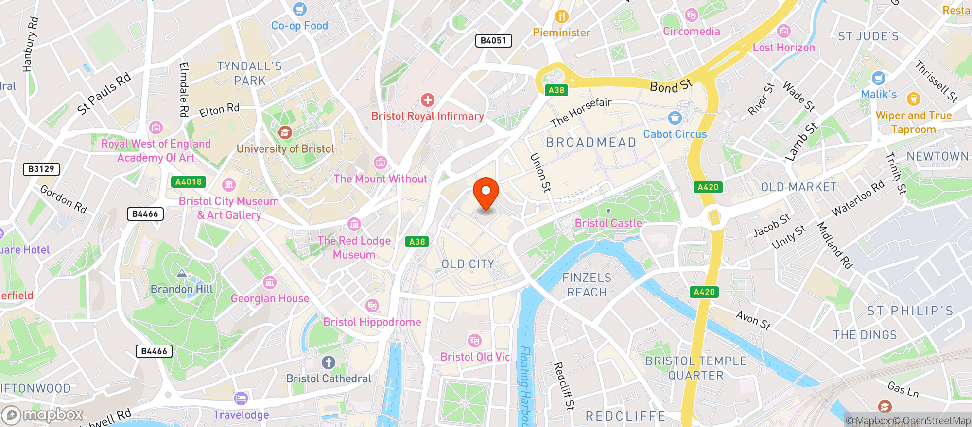 Map showing Horts