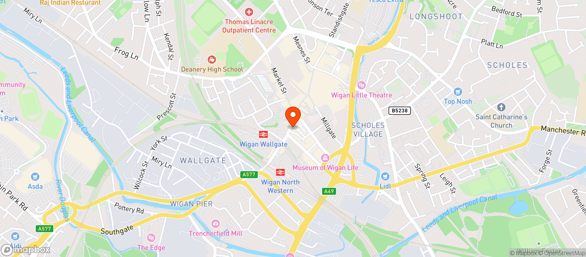 Map showing Little Fifteen