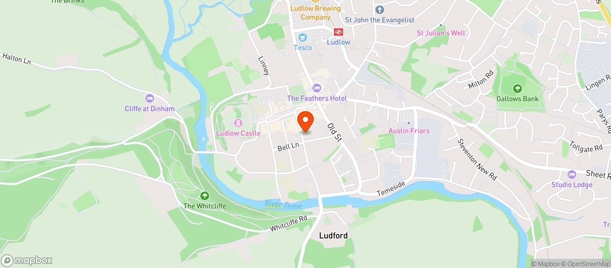 Map showing Nothing But Footprints