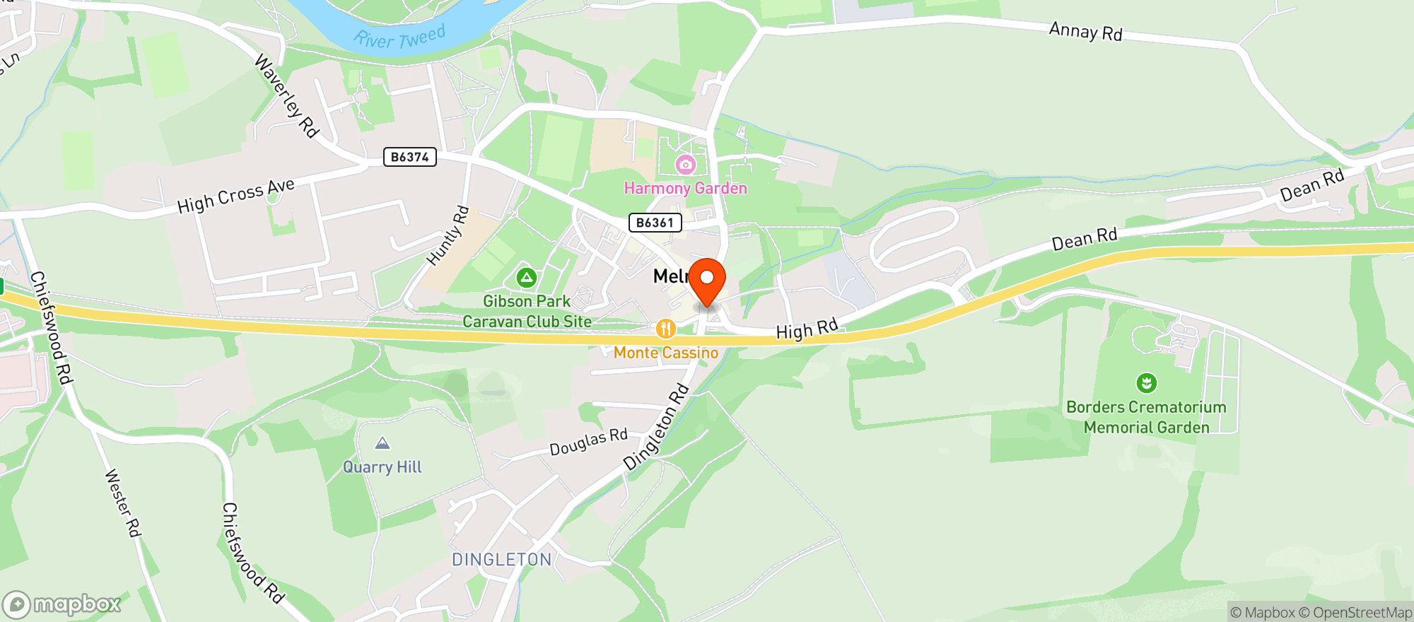 Map showing Station House