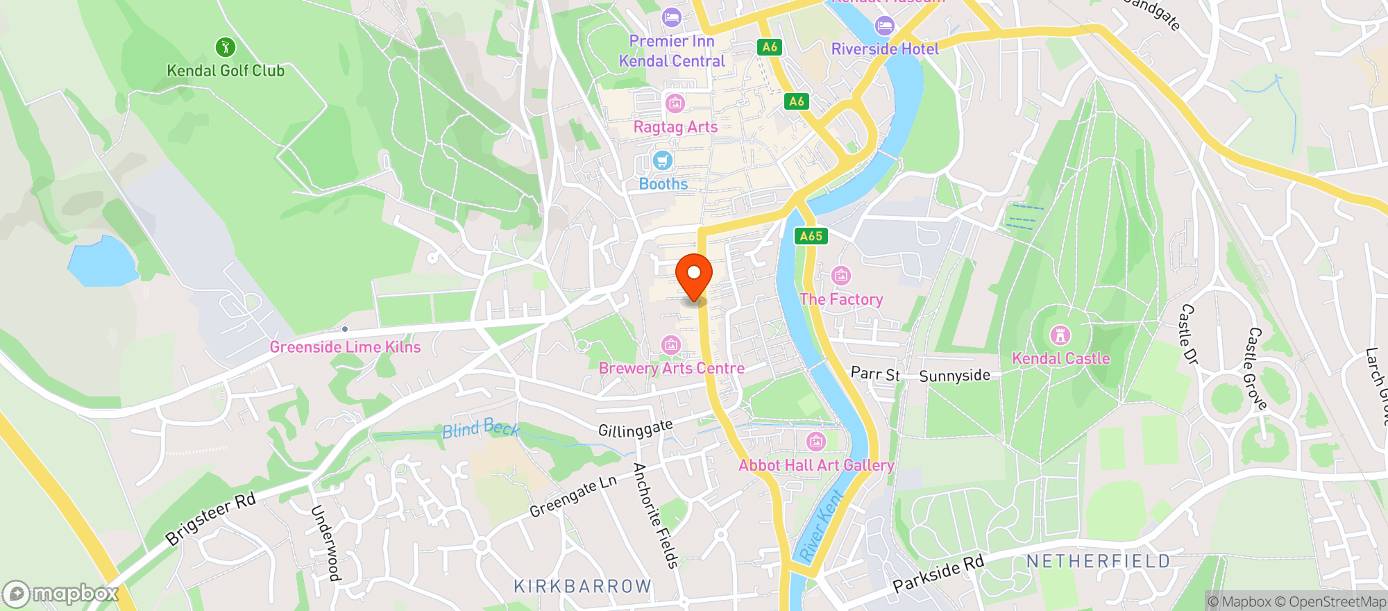 Map showing 98 Highgate