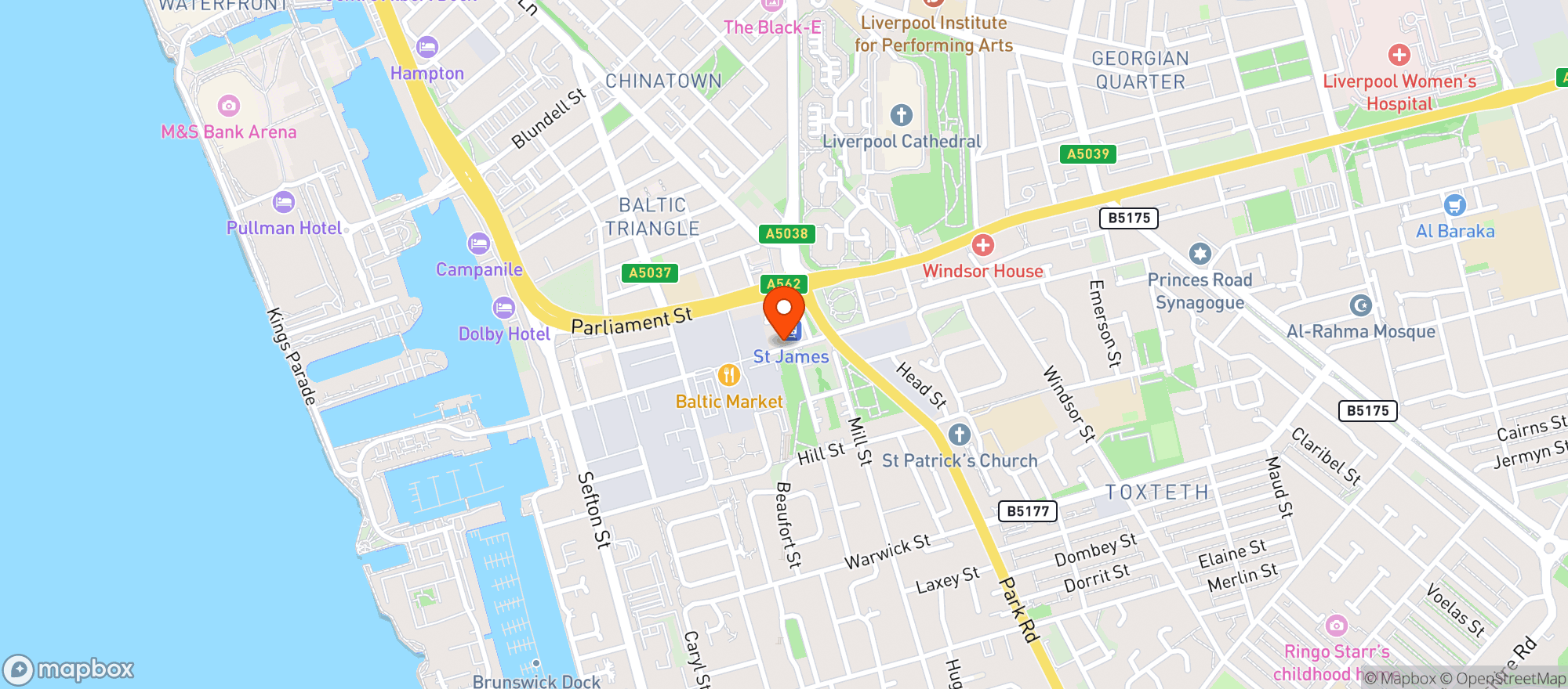 Map showing Dockleaf