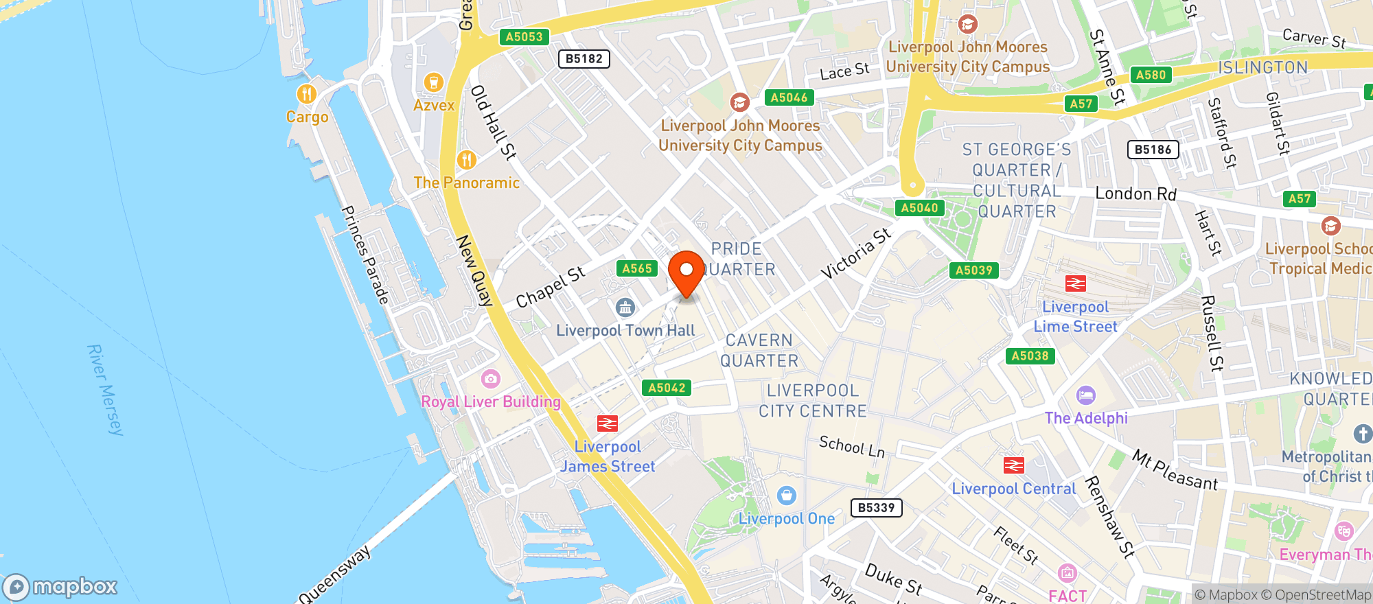 Map showing Hummingbird