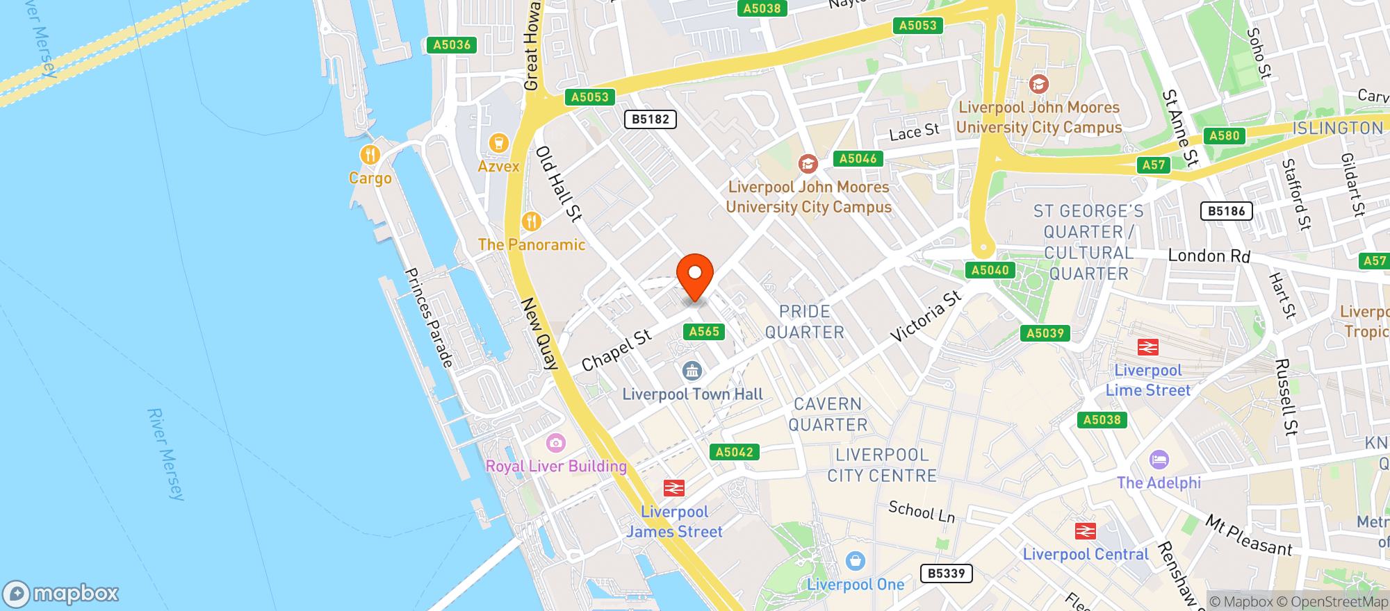 Map showing Dough Dough