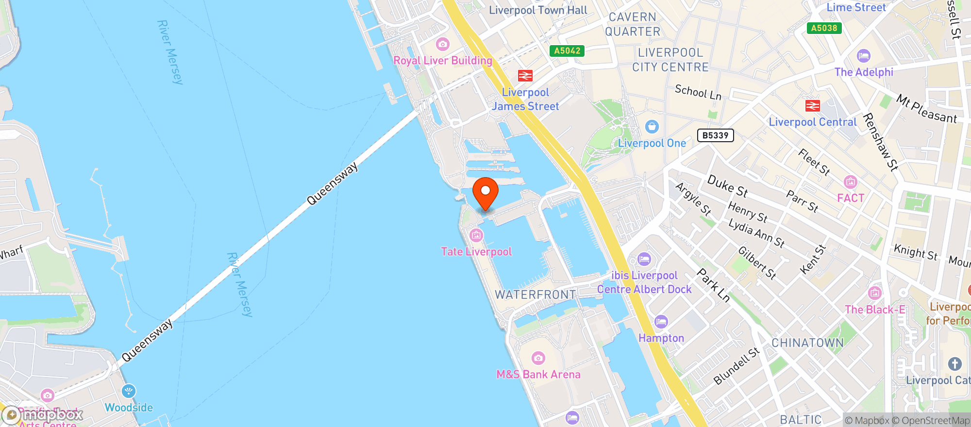 Map showing Pump House (liverpool)