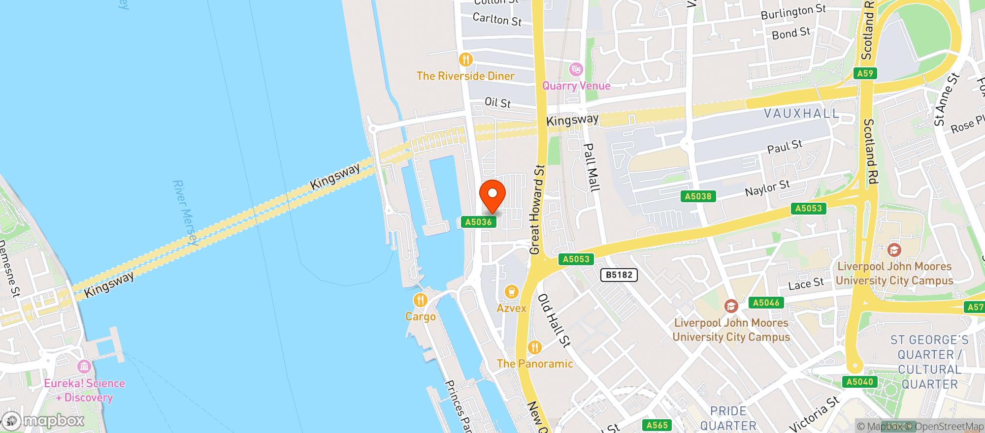 Map showing Home Bargains