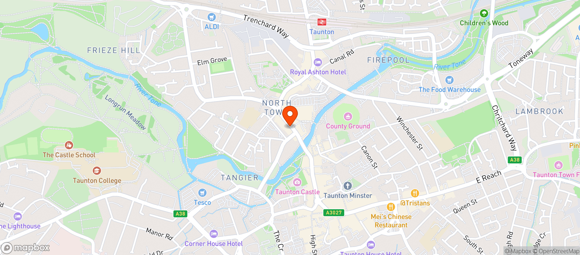 Map showing The Health Box Nutrition