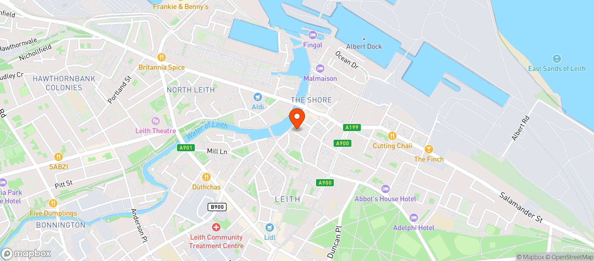 Map showing Mara