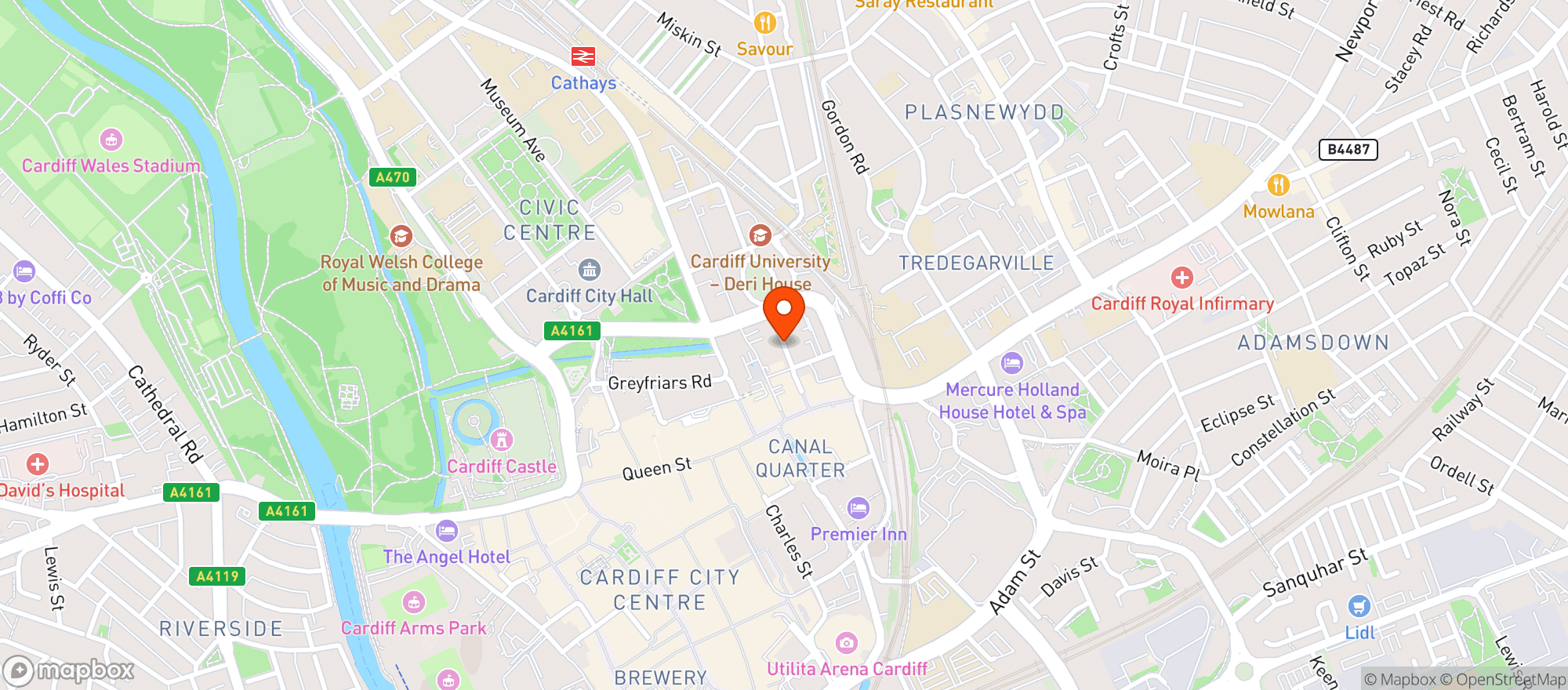 Map showing The Daffodil