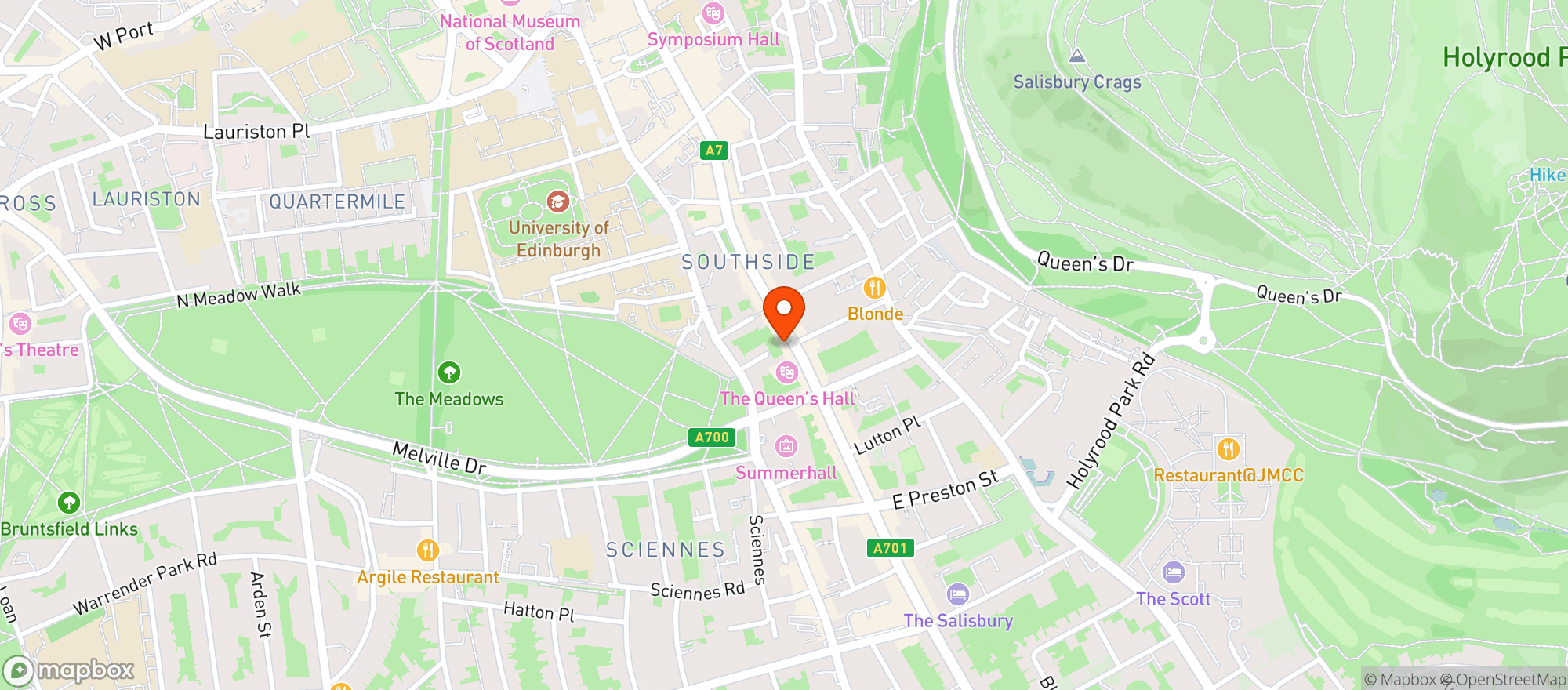 Map showing The Mother Superior