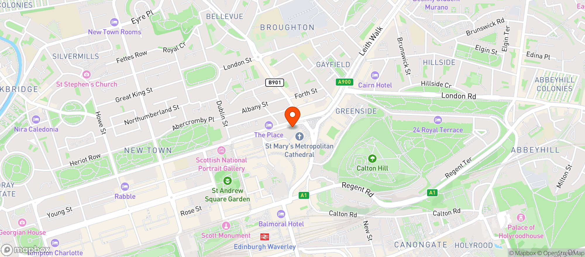 Map showing Conan Doyle