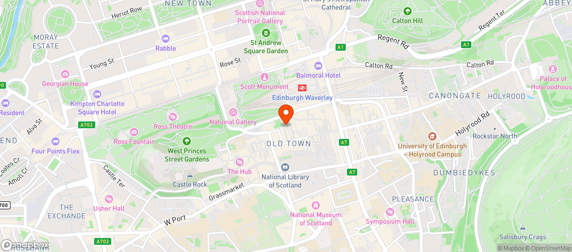 Map showing The Devil's Advocate