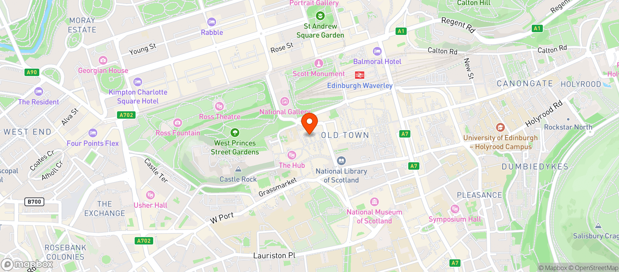 Map showing JOLLY JUDGE