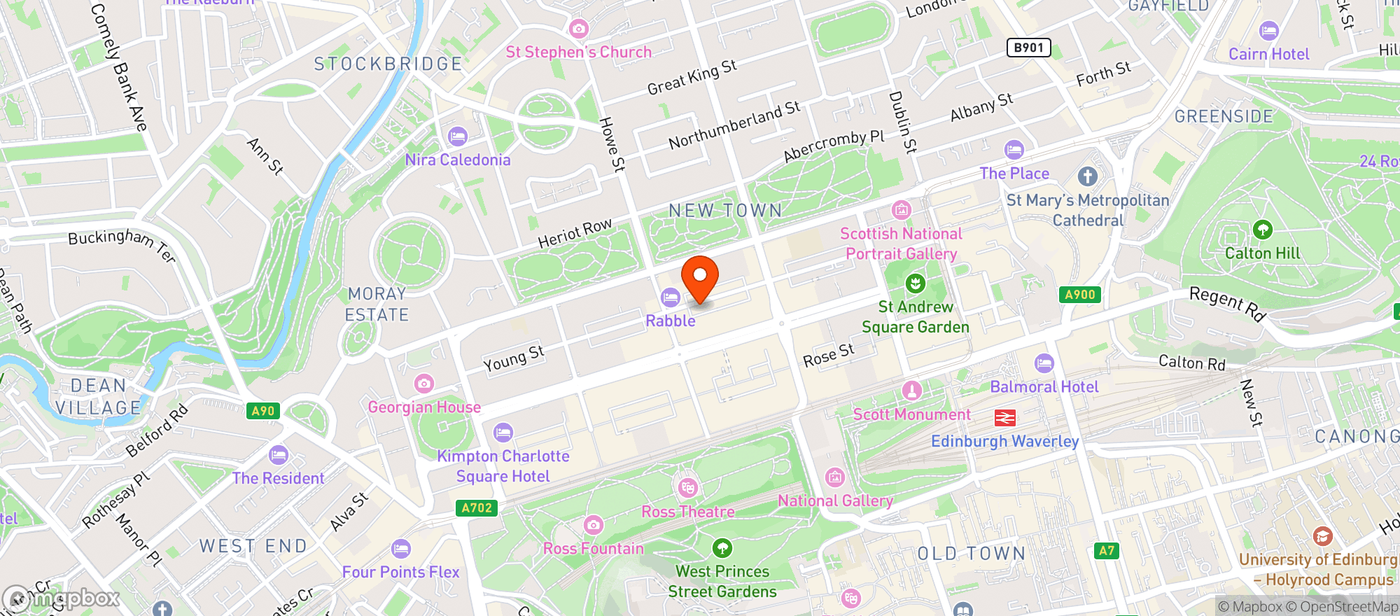 Map showing Paz Taqueria