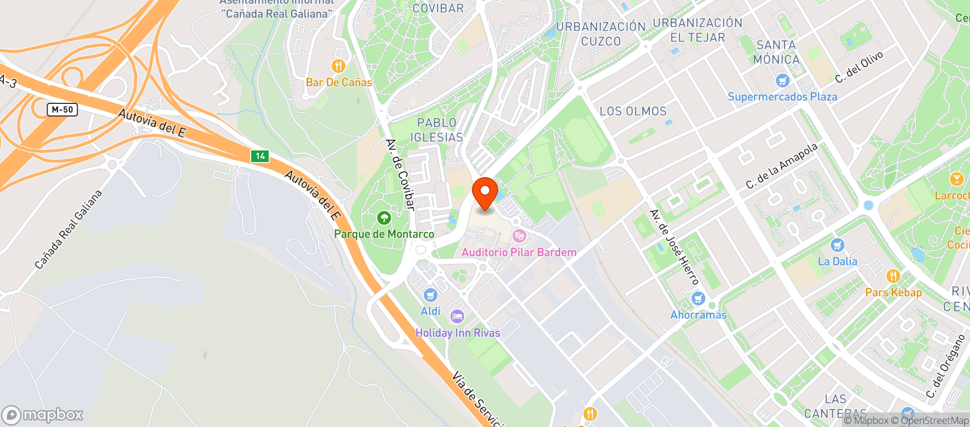 Map showing Taberna Rodri