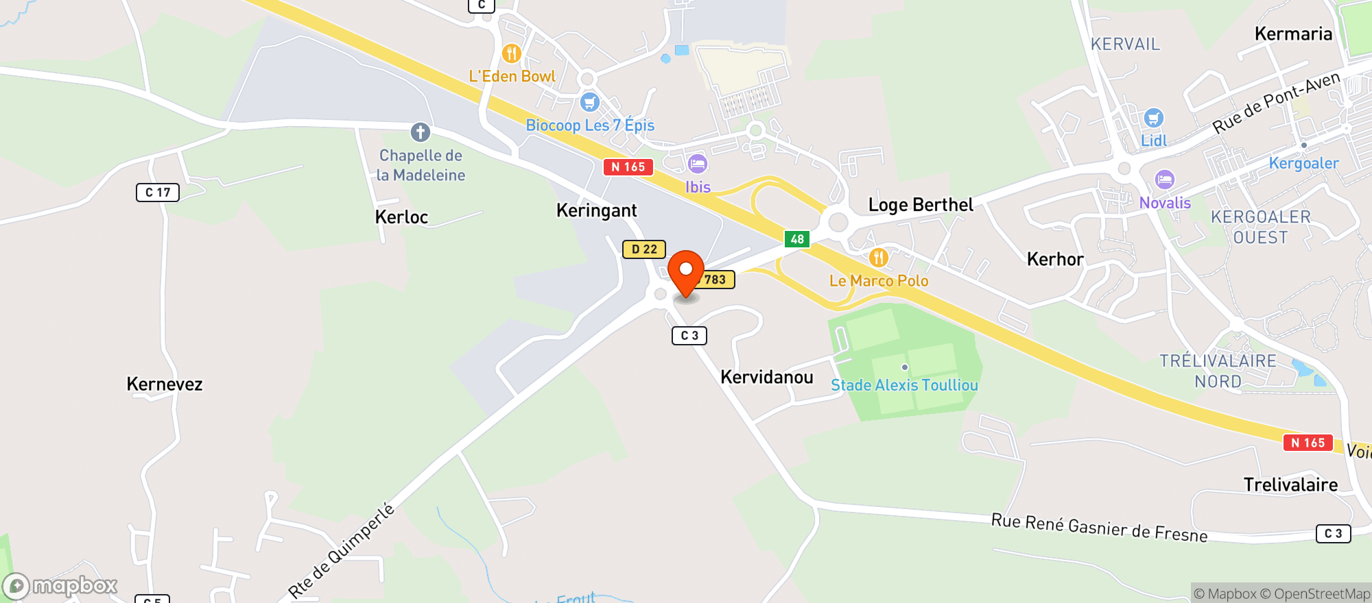 Map showing SARL VINO (Vino Discount)