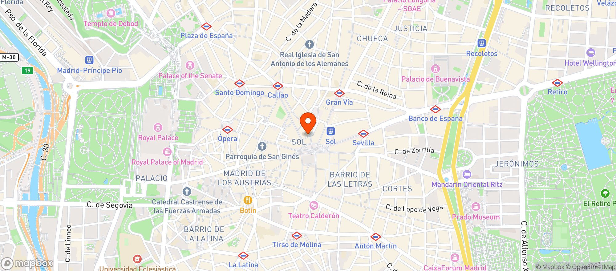 Map showing Pignic Iberico
