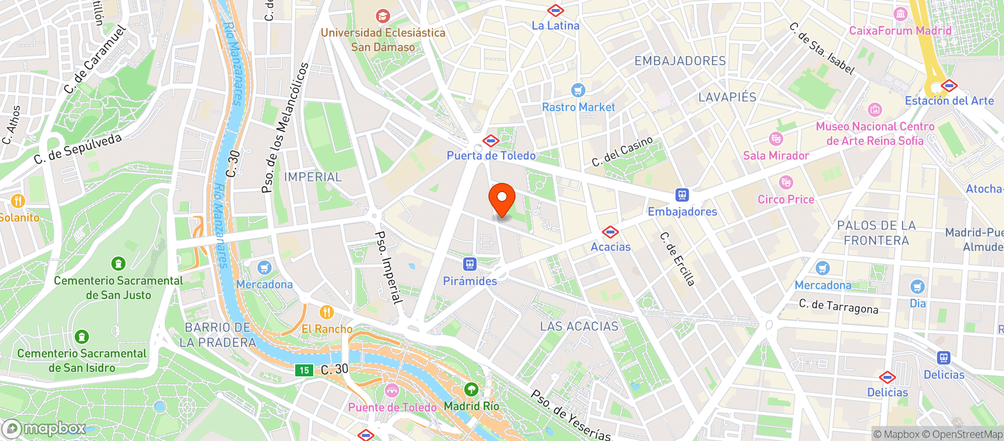 Map showing Burmet