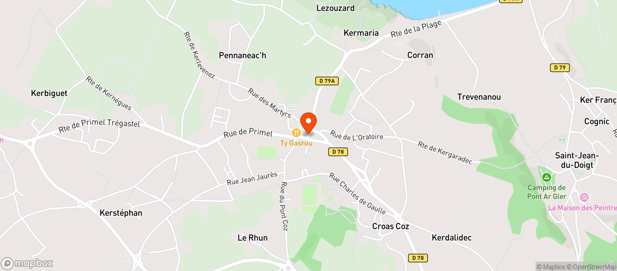 Map showing Le Cellier - Paugam Jp Sarl
