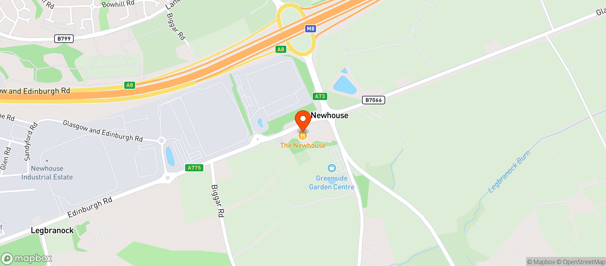 Map showing The Newhouse