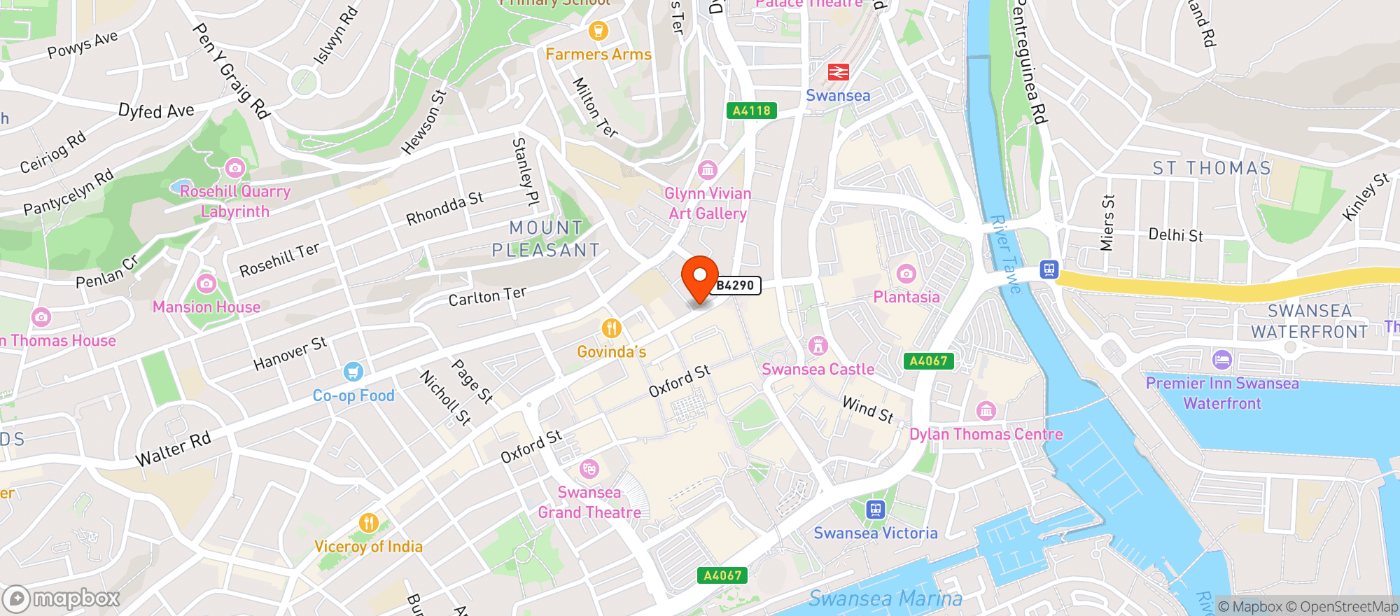 Map showing Madeira Restaurante