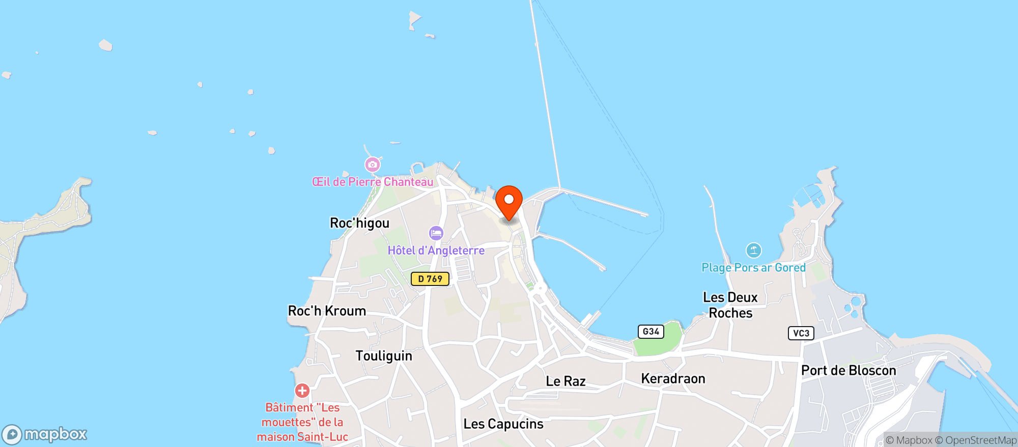 Map showing Vin D'Ouest
