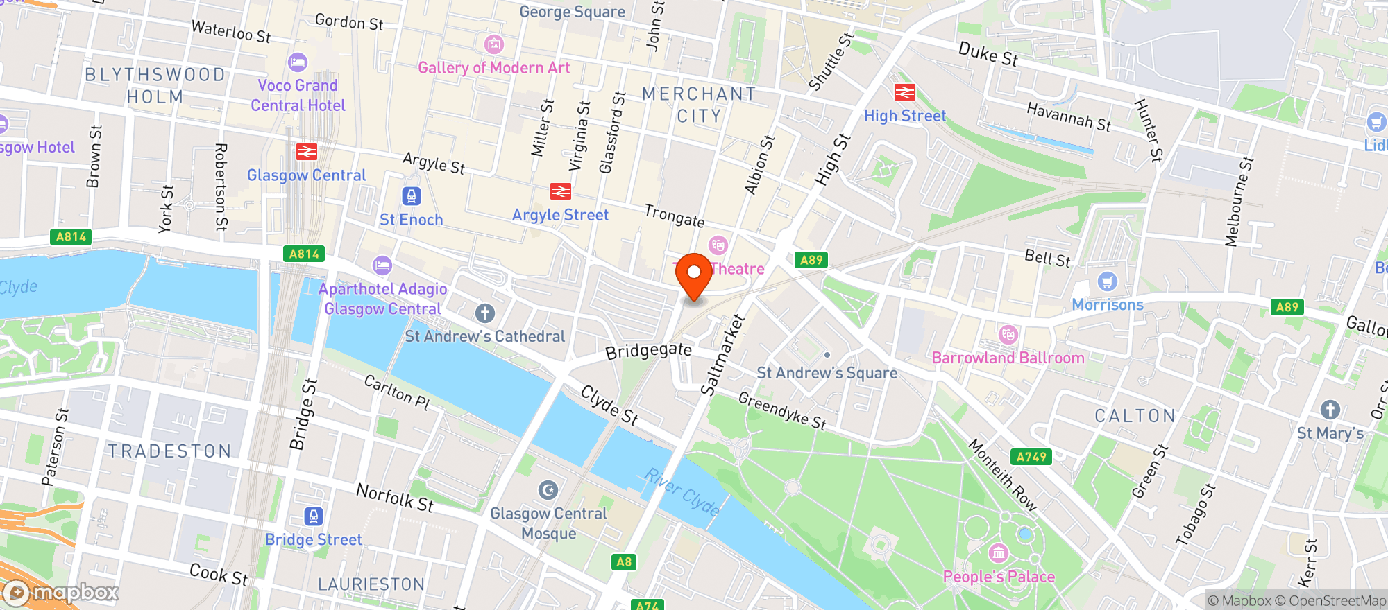 Map showing Mono