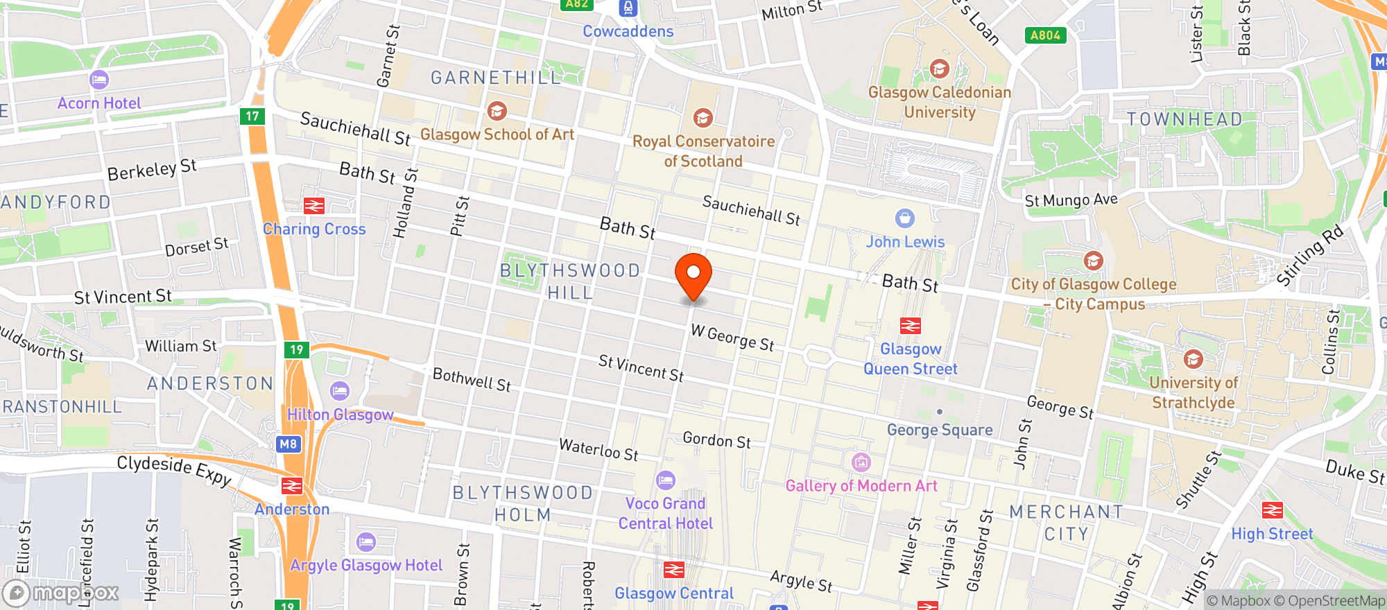 Map showing The Pot Still