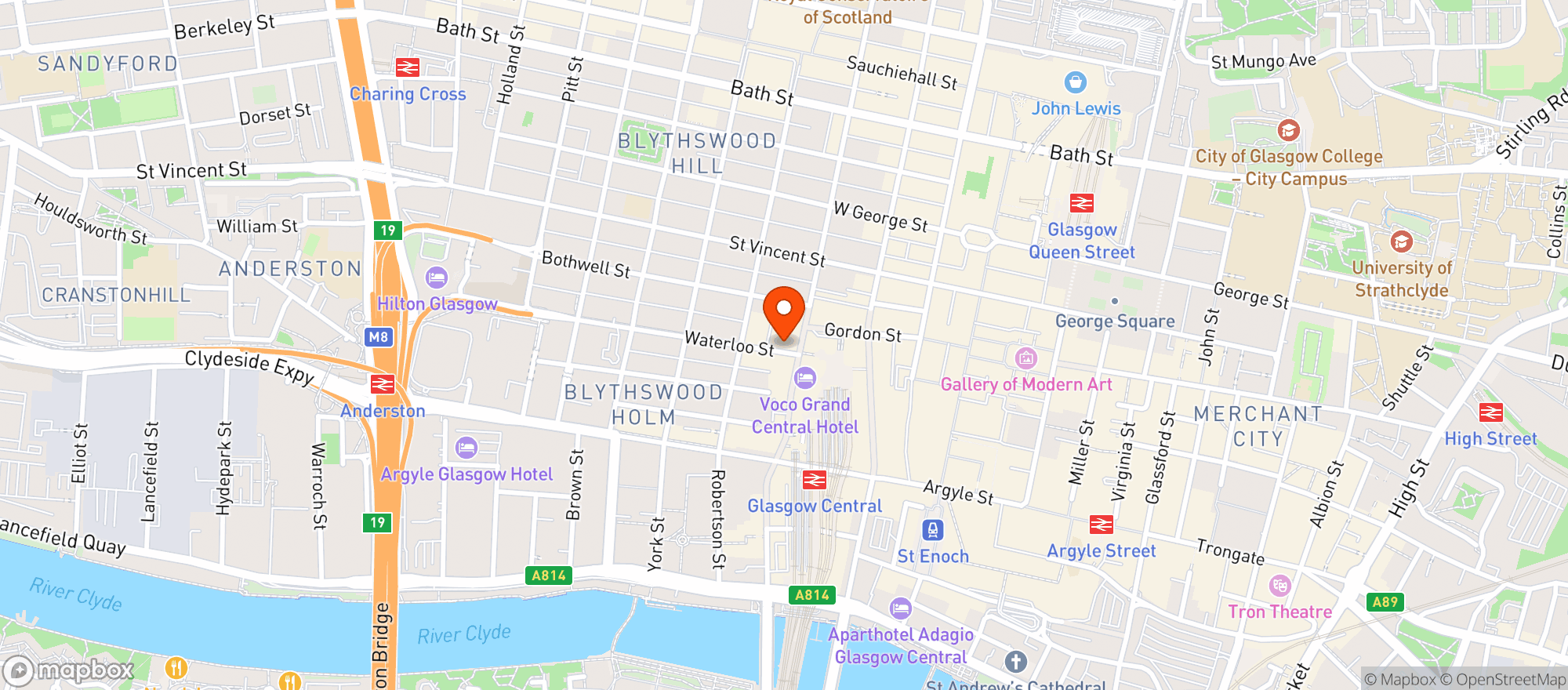 Map showing Smokin Fox