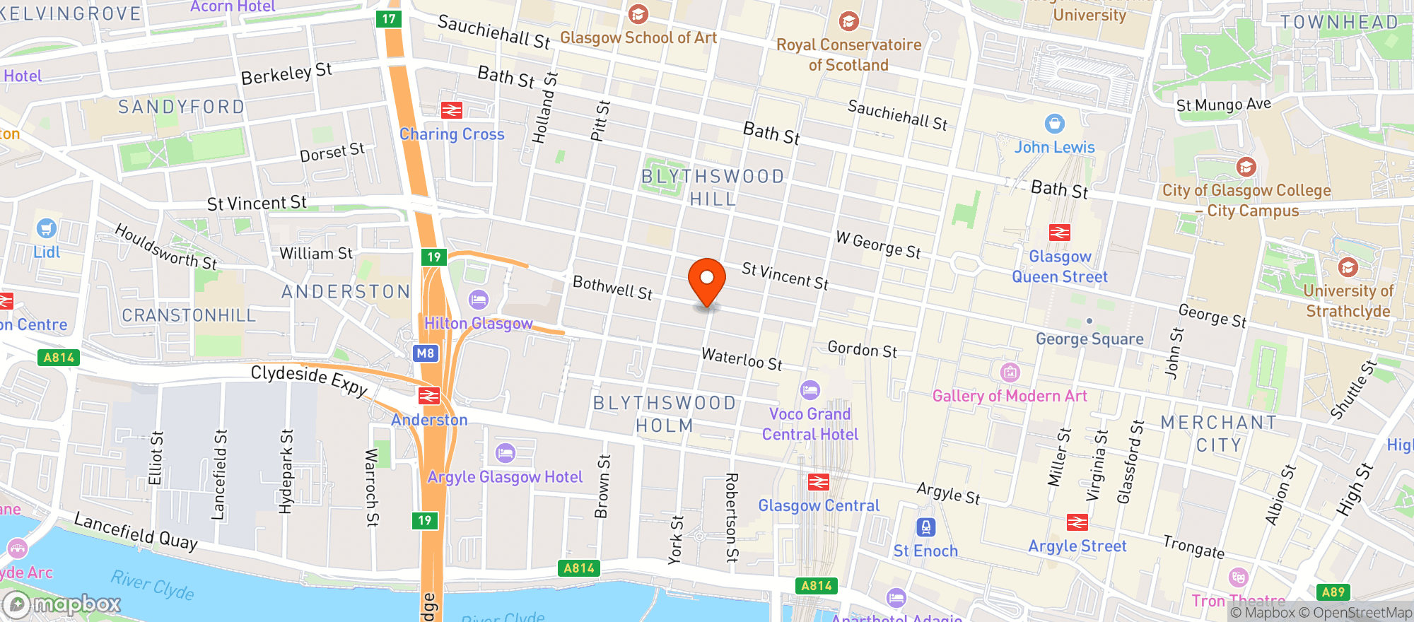 Map showing Office Of Rail And Road