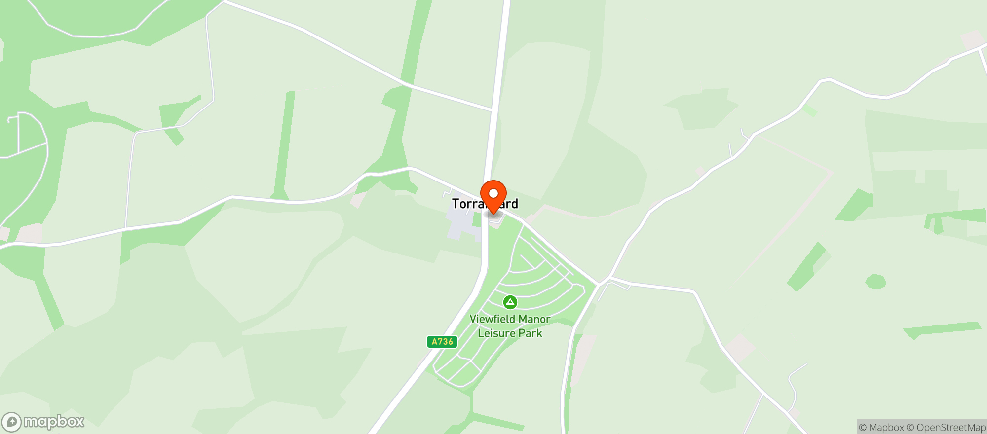 Map showing The Torranyard