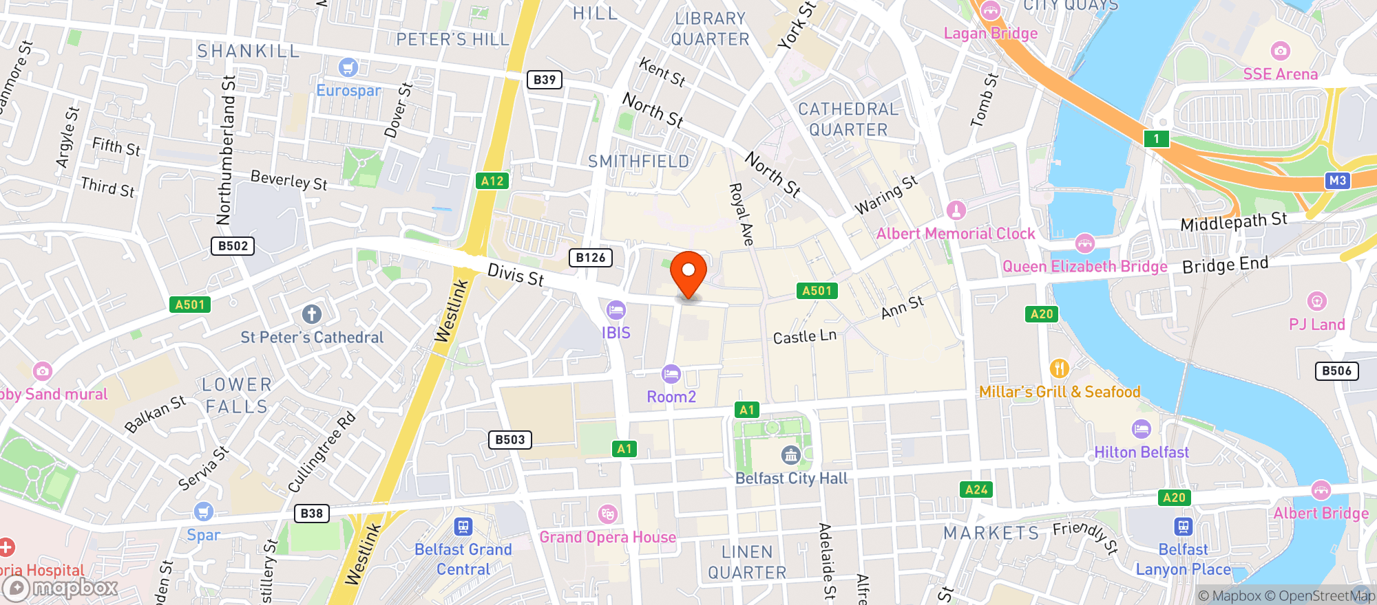 Map showing Hercules Bar