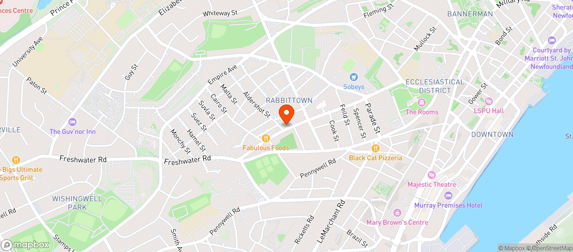 Map showing Colemans