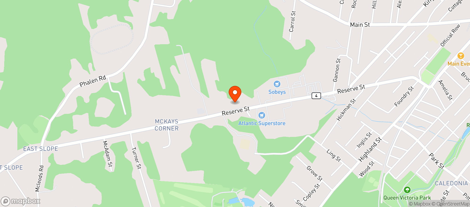 Map showing Sobeys