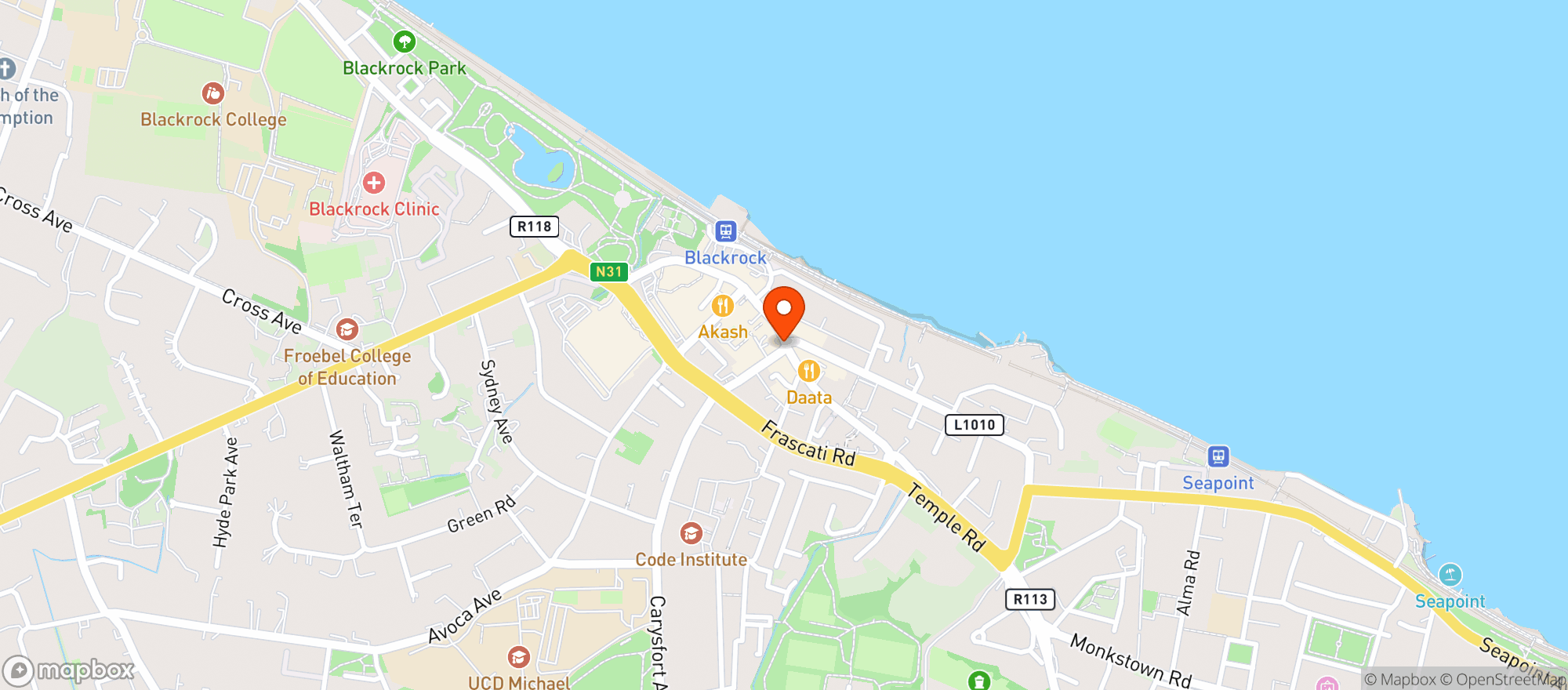 Map showing Dunnes Stores