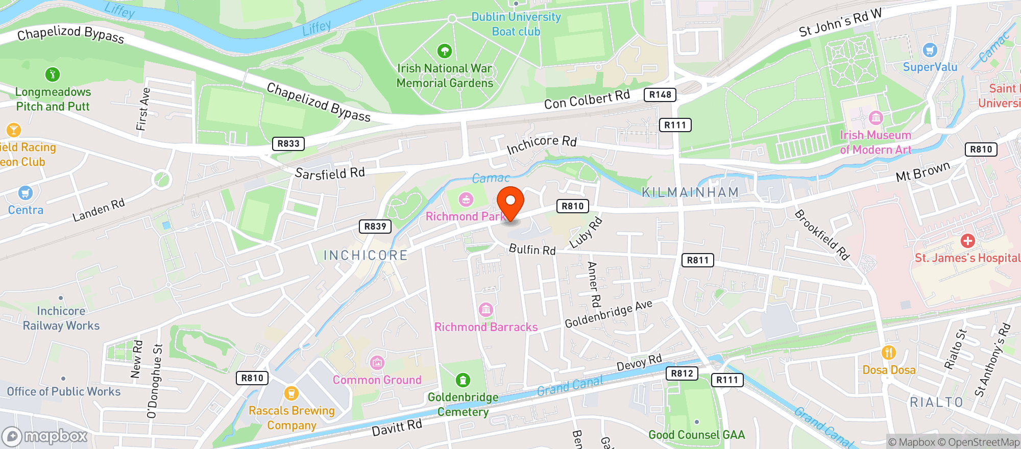 Map showing Small Changes Wholefoods Store
