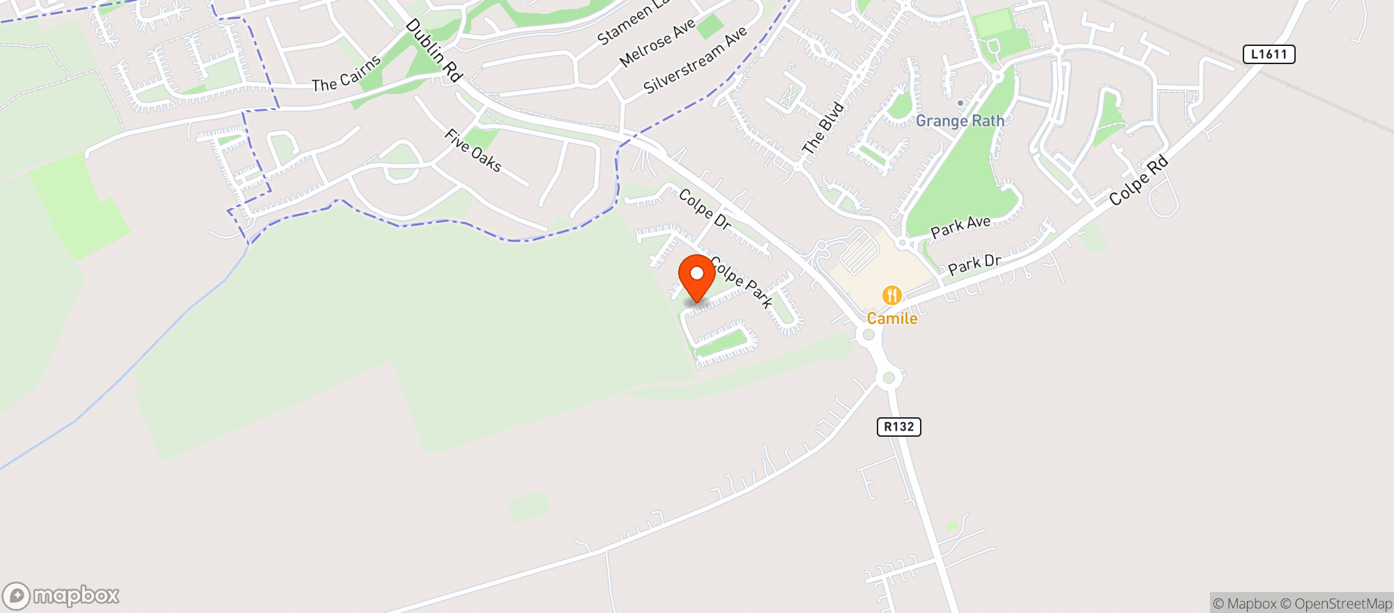 Map showing Dunnes Stores