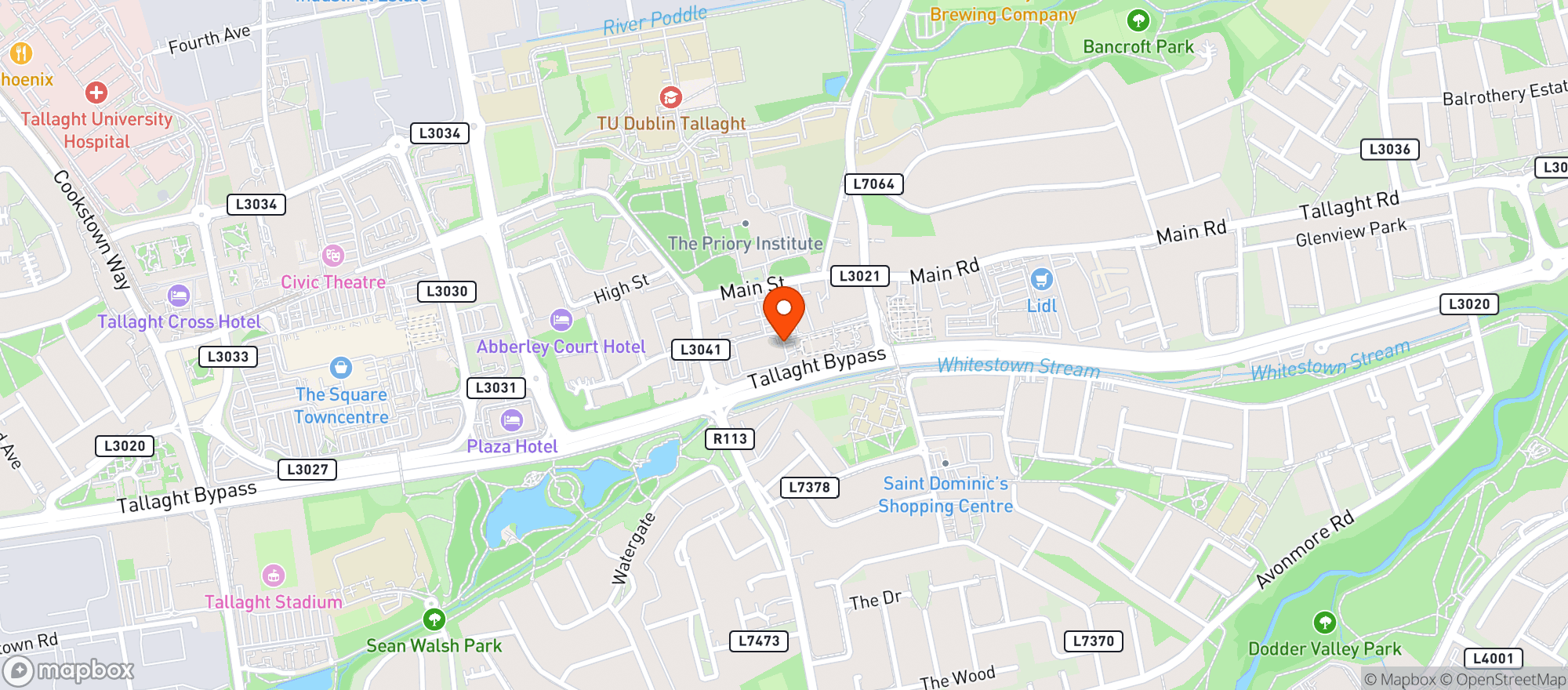 Map showing Molloys